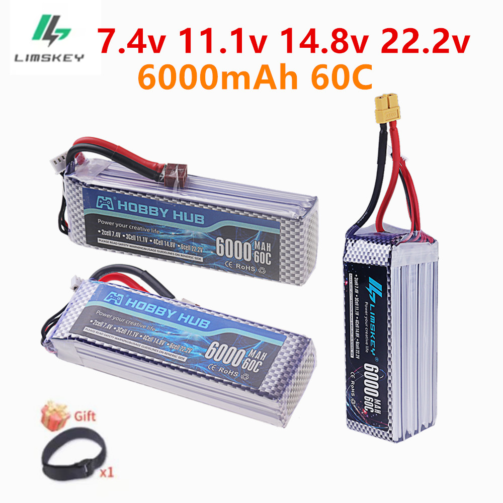 Batterie LiPo 7,4V 11,1V 14,8V - 4S Lipo Battery 14.8V 6000Mah avis et prix